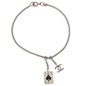 Chanel Silver Chain CC Bracelet 05A 195601